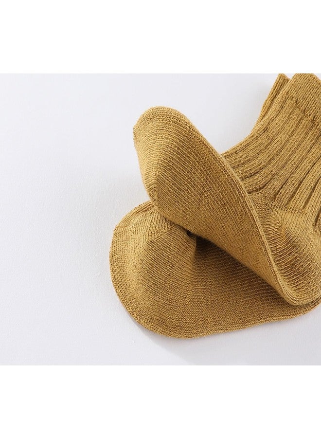 JELYLOVE Unisex Baby Boy Girl Socks 5 Pack Ankle Crew Socks Breathable Socks Newborn Accessories Set 0-5T - Image 3