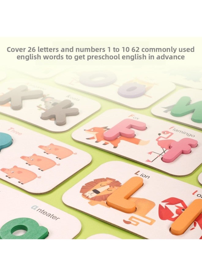 CE CPC Iron Box English Case Numbers And Letters Matching Card English Cognitive Puzzle Early Education Learning Toys-Color:Iron Box Case Digital Alphabet Card  - Image 5