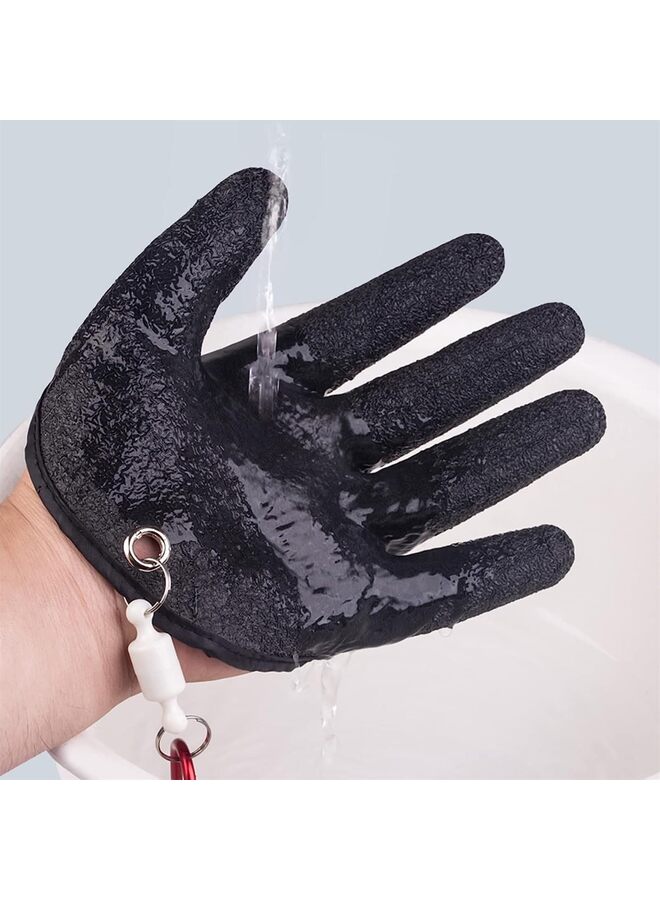 LAMAY Fisherman Professional Catch Fish Gloves, Fishing Glove, Fishing Puncture Proof Gloves, Non-Slip Fishing Gloves?Black? - Image 4
