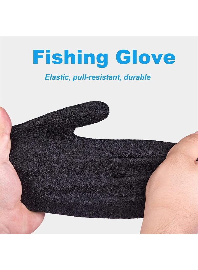 LAMAY Fisherman Professional Catch Fish Gloves, Fishing Glove, Fishing Puncture Proof Gloves, Non-Slip Fishing Gloves?Black? - Image 5