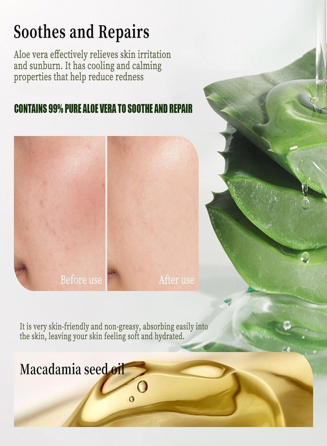 gcdat Aloe Vera Gel Stick, Aloe Revital Soothing Balm Stick, Deeply Moisturizing for Dry Skin, Soothing & Repairing after Sun, Pure Aloe Vera Gel for Face & Body, 0.53 Oz - Image 2
