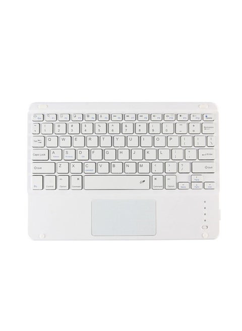 789 "10" Tablet PC Touch Wireless Bluetooth Keyboard Three Systems Universal Wonderful Control Mobile Phone Keyboard Batch-Color:10inch White