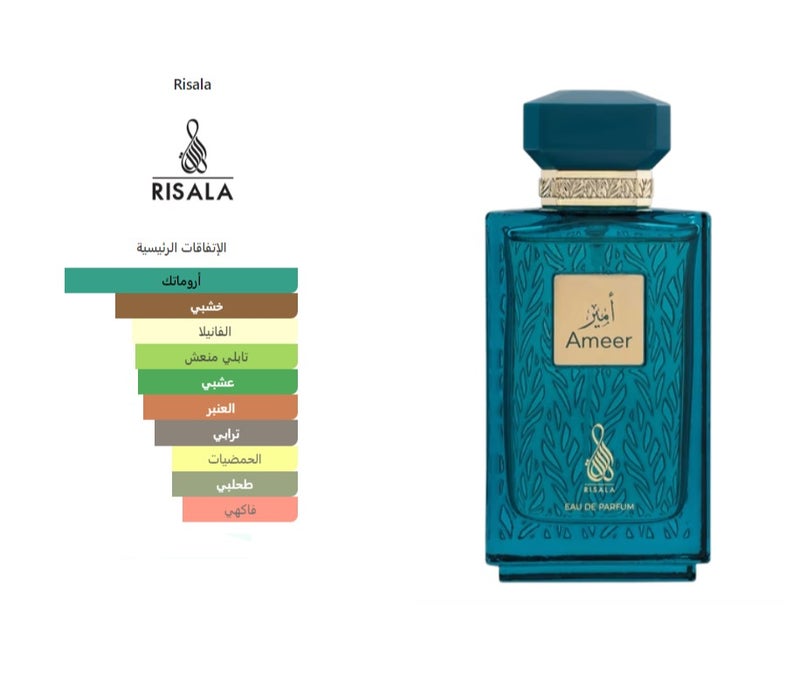 رسالة عطر امير 100 مل للرجال - Image 2