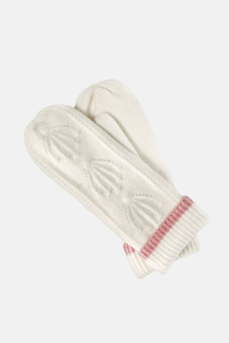 Tchibo Women Knitted Gloves,  White - Image 2