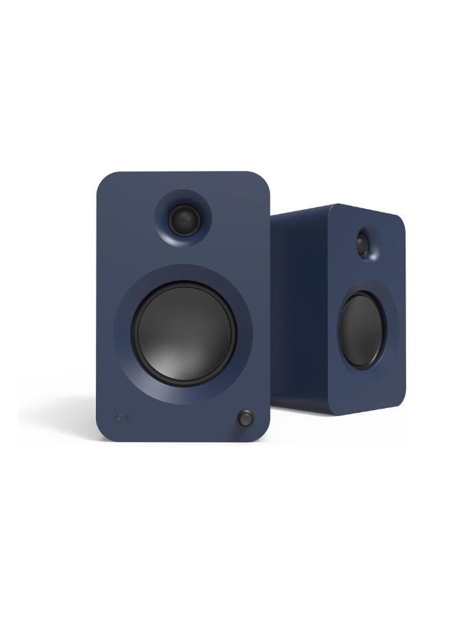Kanto Audio REN 200W Powered Bookshelf Speakers with HDMI ARC, USB-C, and Bluetooth 5.3-Matte Blue, Pair - Image 1