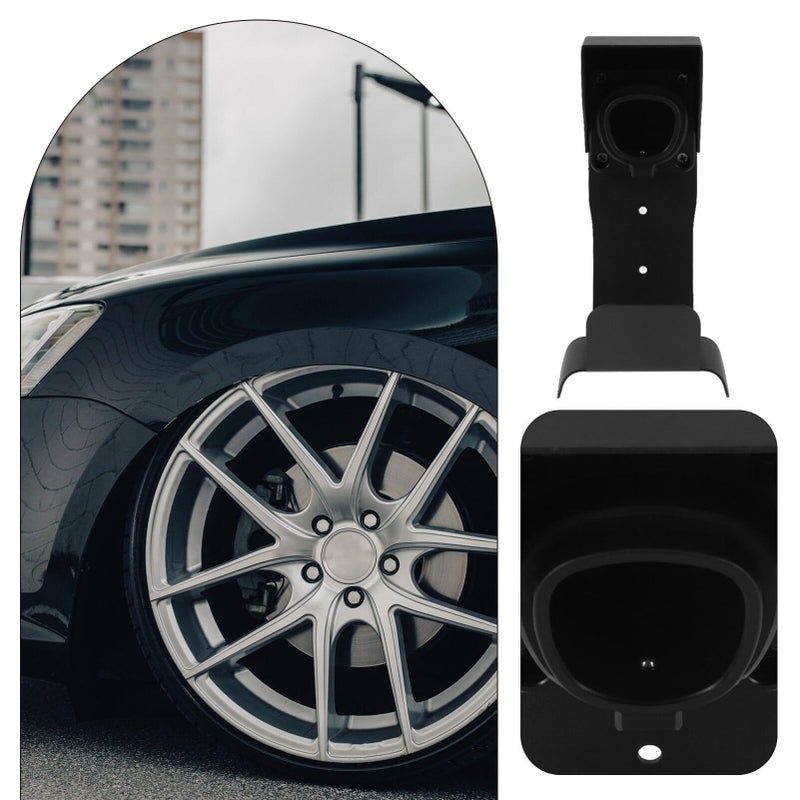 Cable Organizer Wall Mount Charger Holder for Electric Cars Easy Install Black - Image 5