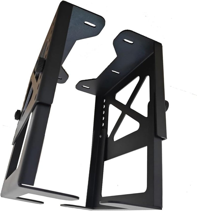 Adjustable Under Desk PC Mount Bracket Holder for NAS CPU Small Form Factor Desktop Tower Frame Accessories Space Saving Stand - Image 1