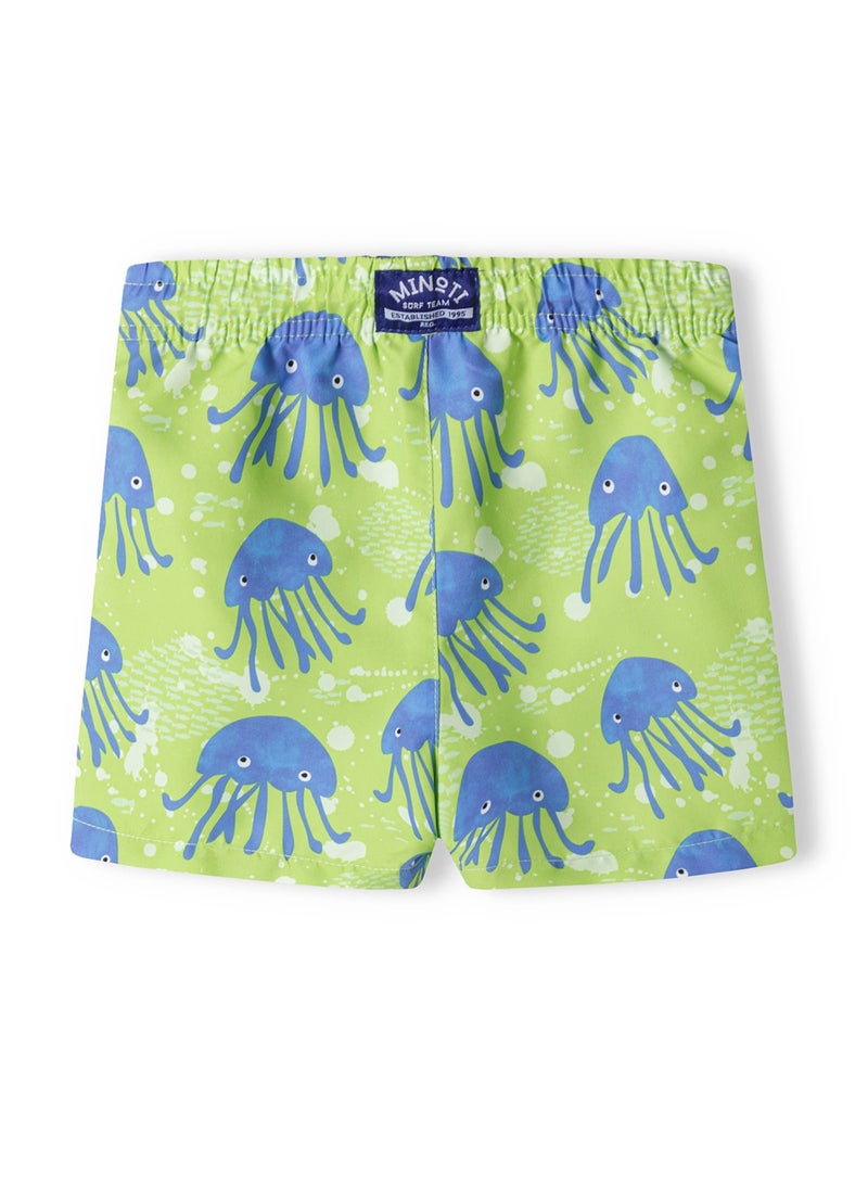 MINOTI Boys' Swim Shorts with Elastic Waist and Adjustable Drawstring - Image 2