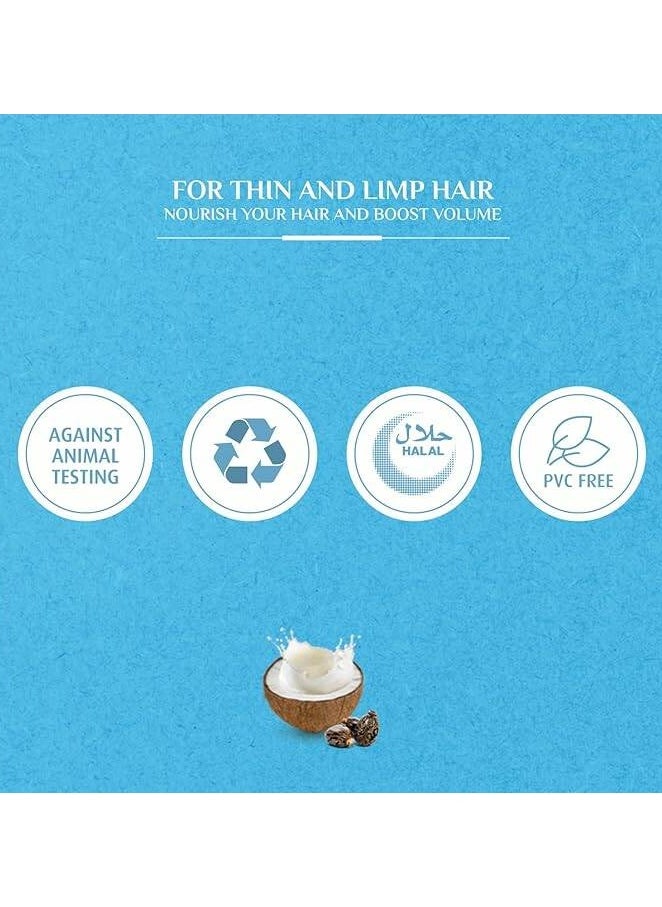 VATIKA Vatika Naturals Coconut and Castor Volume & thickness hair Shampoo 600Ml  - Image 4