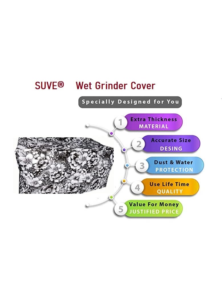 SUVE - SUVE Mixer Grinders Cover and Table top Wet Grinders Cover total: 2 Pcs for All the Types of Mixies and Grinders Multicolor. - Image 1