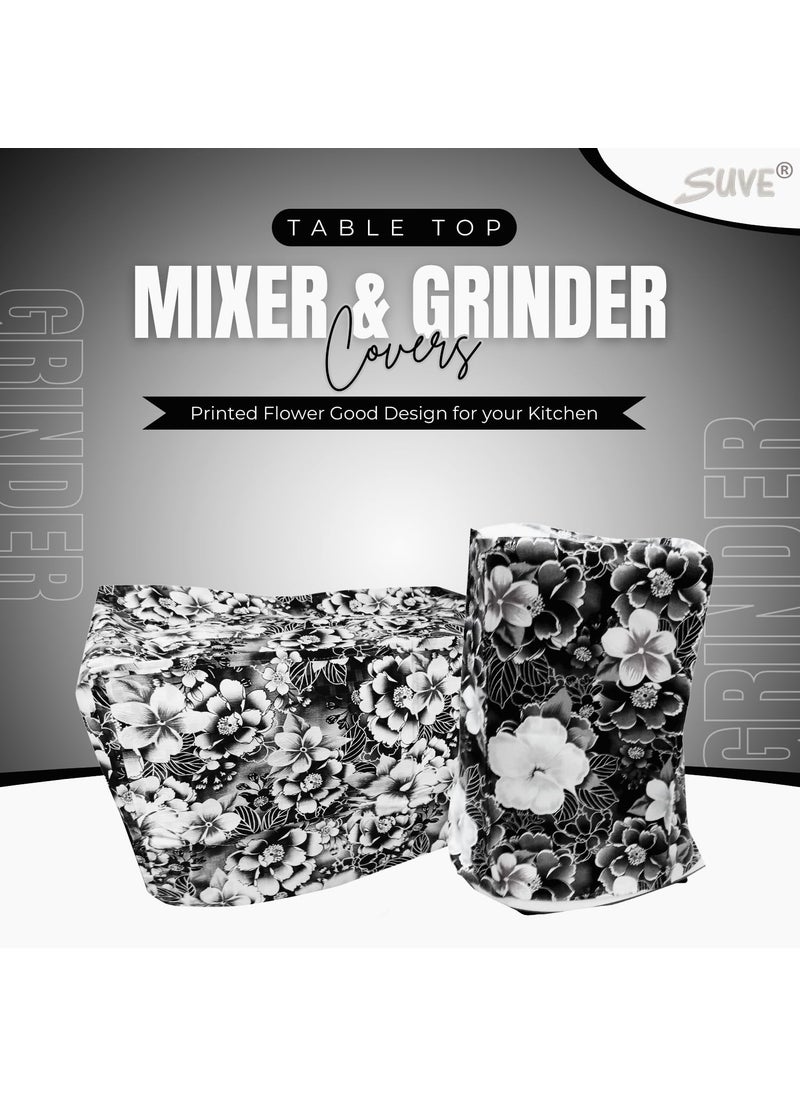SUVE - SUVE Mixer Grinders Cover and Table top Wet Grinders Cover total: 2 Pcs for All the Types of Mixies and Grinders Multicolor. - Image 1