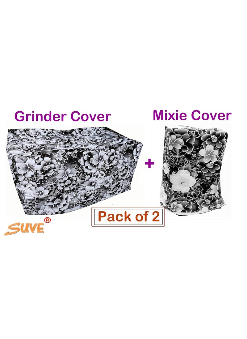 SUVE - SUVE Mixer Grinders Cover and Table top Wet Grinders Cover total: 2 Pcs for All the Types of Mixies and Grinders Multicolor. - Image 1