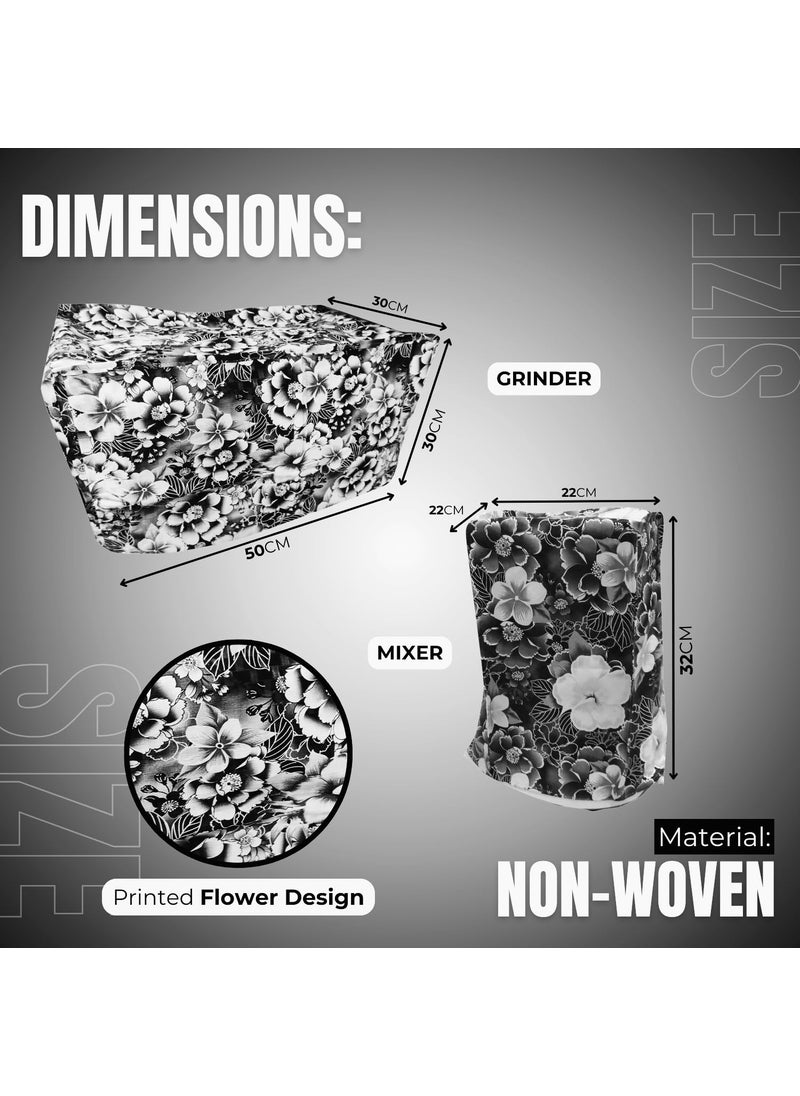 SUVE - SUVE Mixer Grinders Cover and Table top Wet Grinders Cover total: 2 Pcs for All the Types of Mixies and Grinders Multicolor. - Image 1