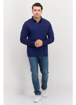 Men Regular Fit Heather Full Sleeves Polo Shirt, Navy - pzsku/Z5EE1337D34E2C3454EDFZ/45/_/1740495062/c532af29-2b34-496b-b7d2-6a8892d460d7