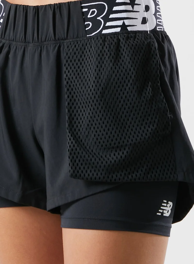 New Balance Relentless 2In1 Shorts