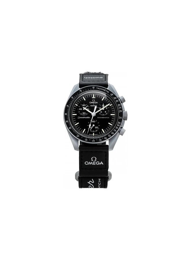 Swatch مون سواتش بيولوجيك ميسيون تو ذا مون SO33M100 - 42 مم - رمادي - Image 2