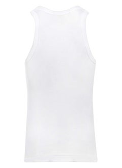 Lux Premium Vest – [Pack of 3] White, Pure Cotton Vest with 3X1 Rib, Comfortable Fit, Sleeveless Men’s Undershirt with 3X1 Rib  - Image 2