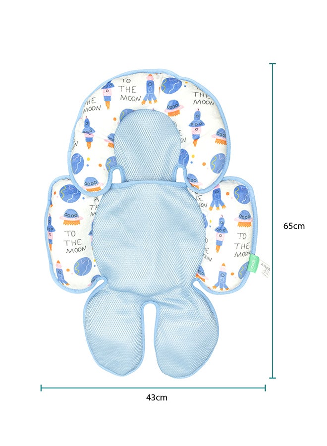 Moon Body Support Cushion Car Seat Pad Support Pillow - Image 2