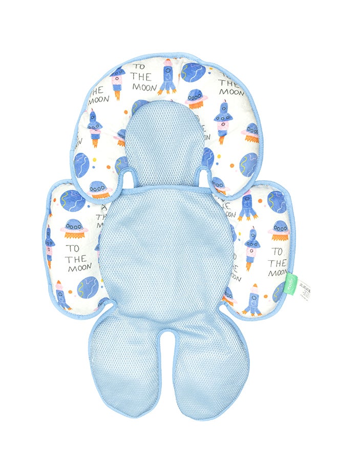 Moon Body Support Cushion Car Seat Pad Support Pillow - Image 1