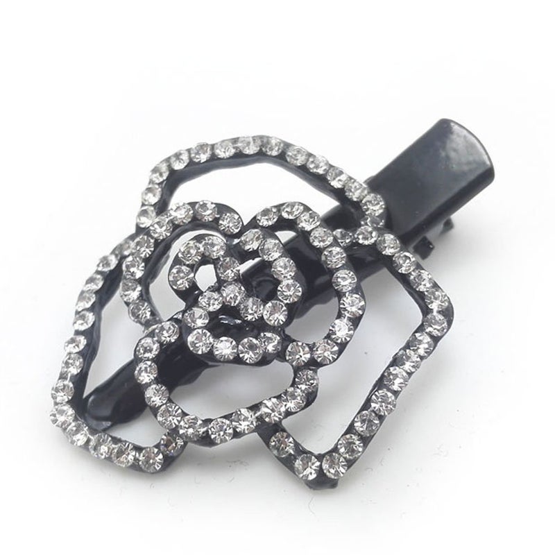 Meilliwish Rose Flower Alligator Hair Clip Hairpin 1 PCSA30White