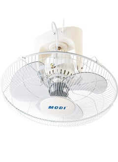 MODI Orbit Fan,16-inch Ceiling Fan, White Cooling Fan with 3 Speed Choices,360 Degree Oscillating Fan for Home and Office.  - Image 1