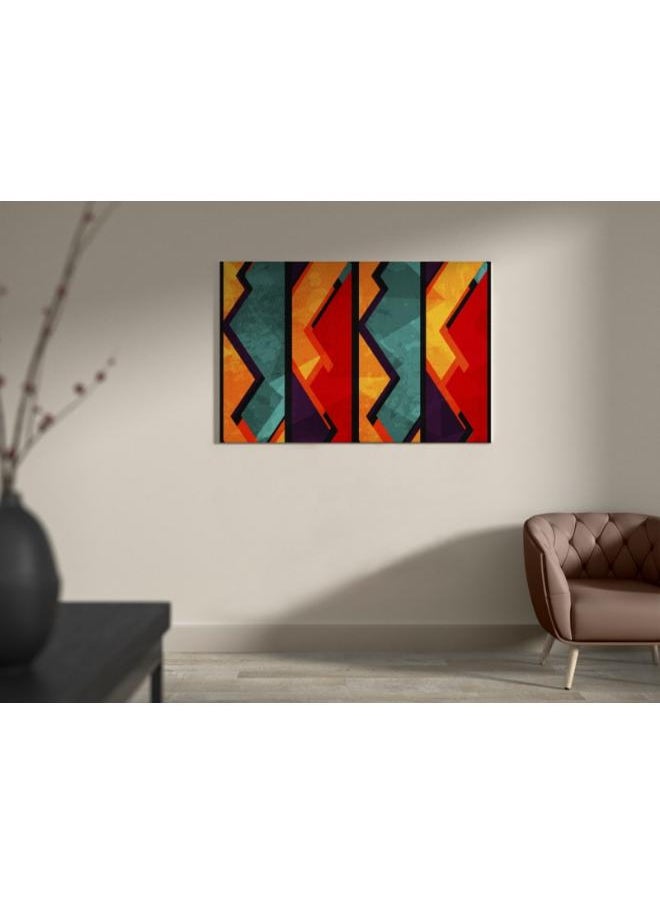 Home Gallery - African geometric seamless pattern with grunge effect - Image 1