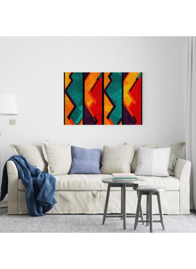 Home Gallery - African geometric seamless pattern with grunge effect - Image 1