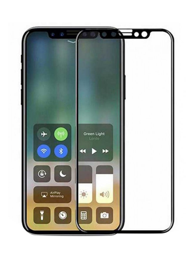 5D Nano Glass Full Coverage For Iphone X Black