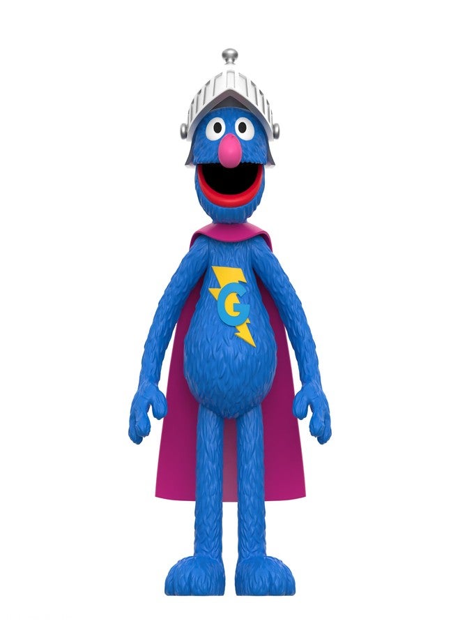Super7 Sesame Street Reaction Figures Wave 03 - Super Grover Action Figure - Image 2