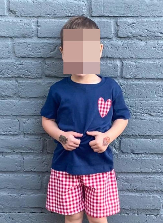 Karuedoo Toddler Baby Boy Girl Summer Casual Gingham Plaid Elastic Waist Shorts Pants Bottoms (Red, 2-3 Years) - Image 5