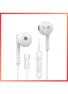 3.5mm In-Ear Wired Headphones for Apple Huawei Android K29 type-c headphones copper ring speaker [bag]