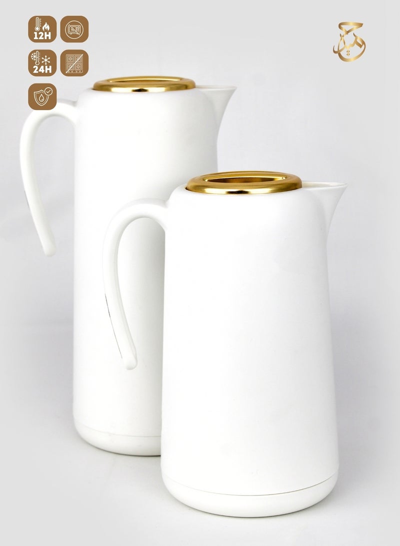 Red Home Vacuum Flask Set 1000ml, 600ml  FX476 C  - Image 1