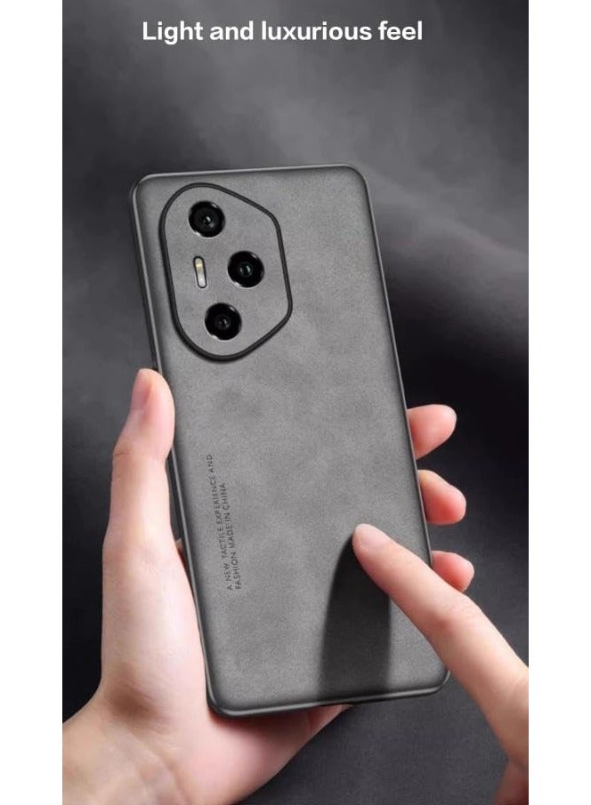 عام غطاء هاتف هونر 400 برو: مقاوم للصدمات والرمل بمواصفات عسكرية - غطاء جلدي نابا رفيع مع درع عدسة وغطاء مقاوم لبصمات الأصابع - Image 2