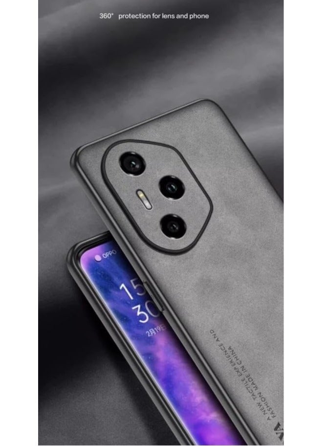 عام غطاء هاتف هونر 400 برو: مقاوم للصدمات والرمل بمواصفات عسكرية - غطاء جلدي نابا رفيع مع درع عدسة وغطاء مقاوم لبصمات الأصابع - Image 3