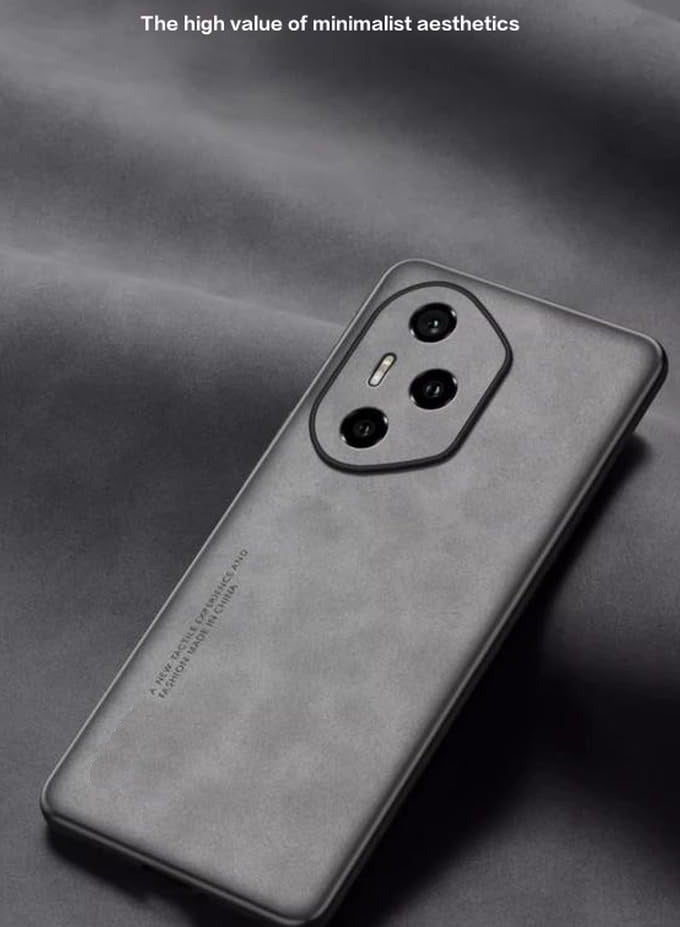 عام غطاء هاتف هونر 400 برو: مقاوم للصدمات والرمل بمواصفات عسكرية - غطاء جلدي نابا رفيع مع درع عدسة وغطاء مقاوم لبصمات الأصابع - Image 5