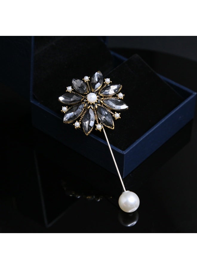 KUYING New Versatile One Letter Pin Insertion Brooch 