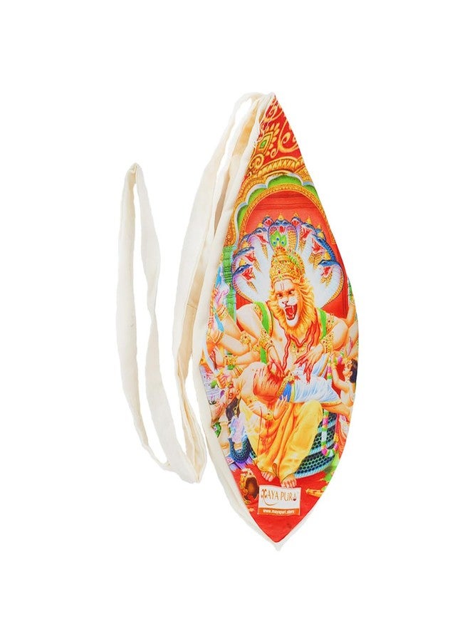 MAYAPURI Lord Narasimha Printed Chanting Bag/Japa Mala Bag with Sakshi Mala Counter - Image 3