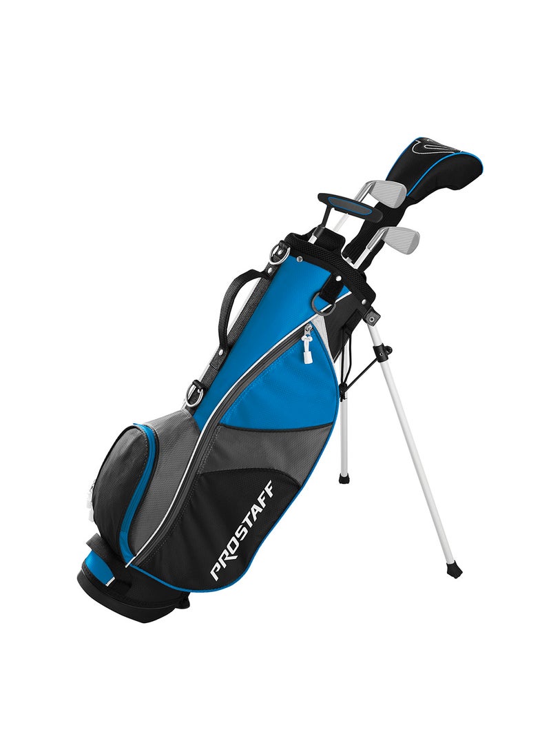 Wilson Golf Pro Staff Junior Game Improvement Small Club Set for Children from 5-8 Years, Body Size 102-127 cm, Right-Handers, Graphite, Including Carrybag, Blue - Image 2