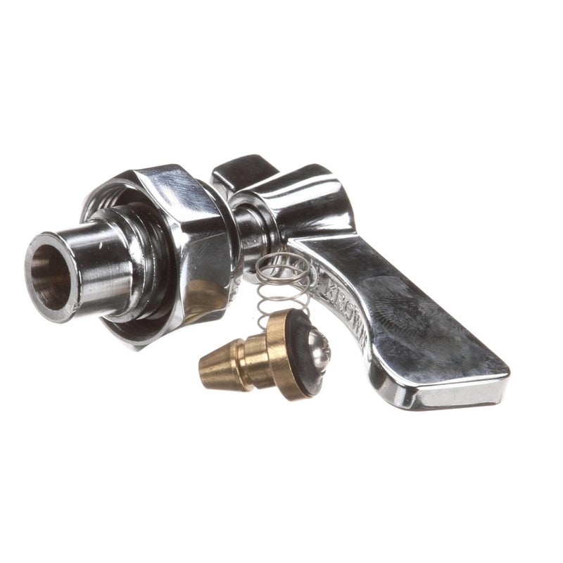 Krowne 21320L HeavyDuty Fisher Faucet Cold Stem Assembly with ColorCoded Indicator and Check Valve Replacement Accessory for Commercial Kitchen Sink Restaurant Food Preparation  Chrome Finish - Image 1