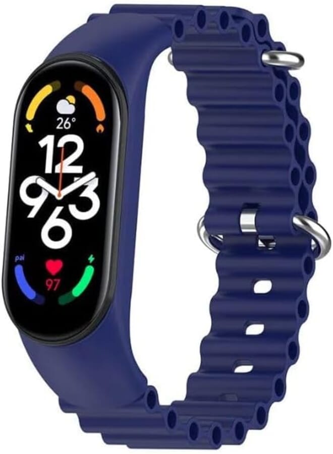 Next Store Compatible with Xiaomi Mi Band Silicone Replacement Strap Adjustable Stretchy Sport Strap for Women Men