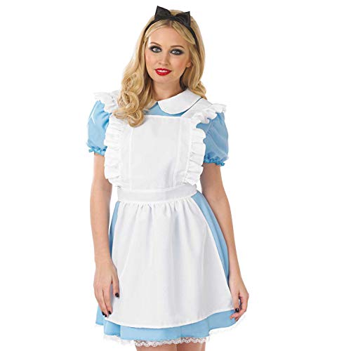 fun shack Womens Alice Costume, Blue Dress, Alice Costume, Fairy Tale Costumes, Halloween Costumes for Women Adult, M - Image 2