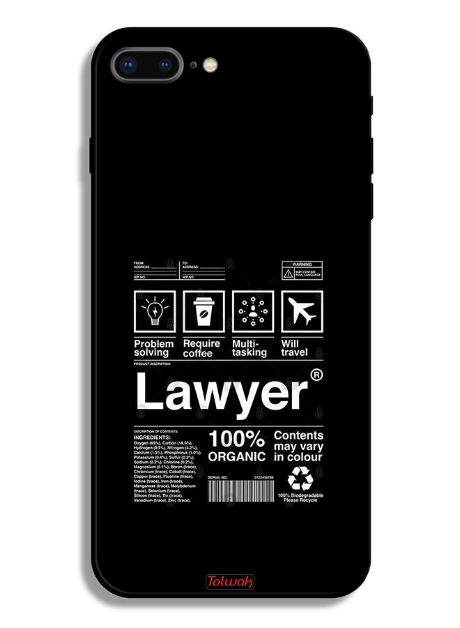 Tolwak Apple iPhone 8 Plus Protective Case Lawyer Sticker - Image 2