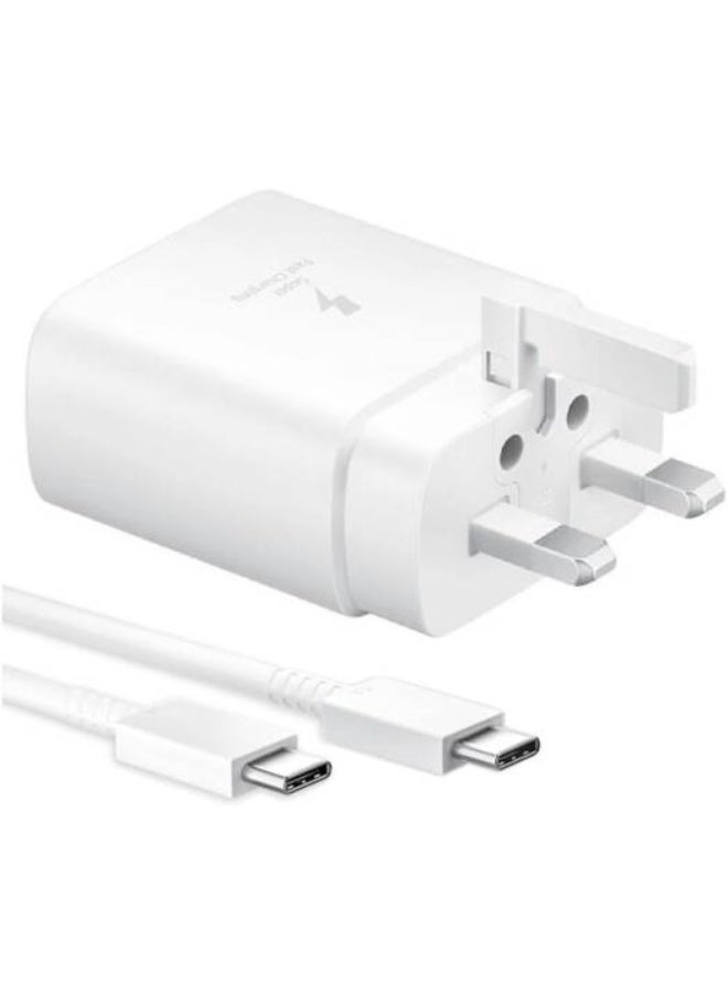 ELTRAZONE For Samsung 45w Fast Charger Type C Samsung Super Fast Charger 45W with 5FT USB-C Cable*2pcs, Android Charger for Samsung Galaxy S23 Ultra/S23/S23+/S22/S22 Ultra/S22+/Note 10/20/S20 (white-2