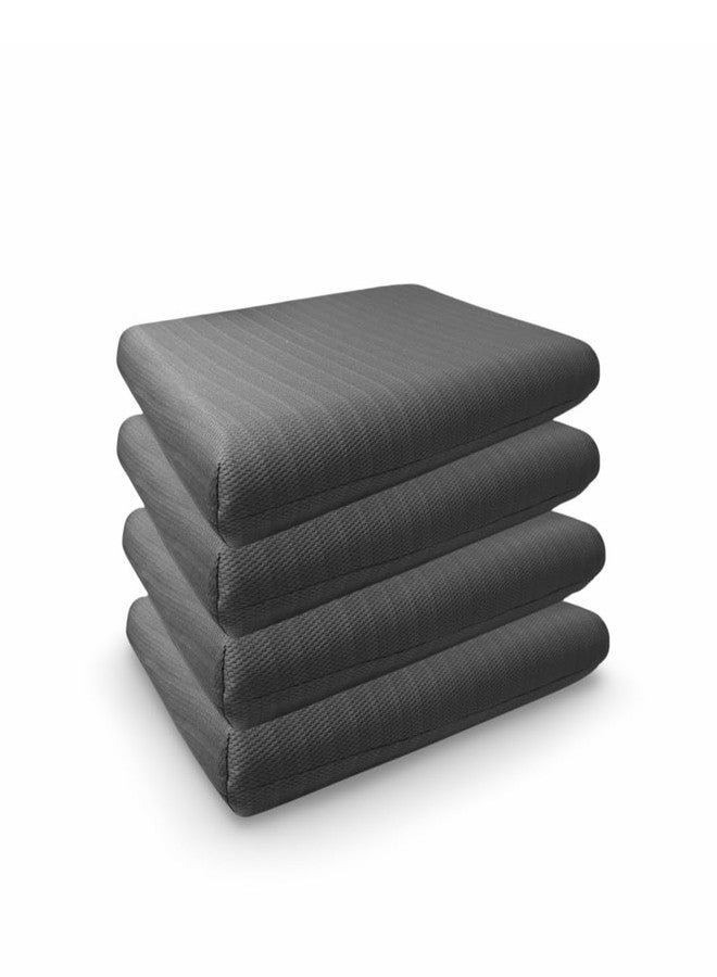 Cushio™ Memory Foam Pillow - Orthopedic Bed Pillow - Size 24"x16"3" inches (Pack of 4) - Pain Relief & Plush Comfort - Experience The Best - Free Pllow Cover (Grey) - Image 1