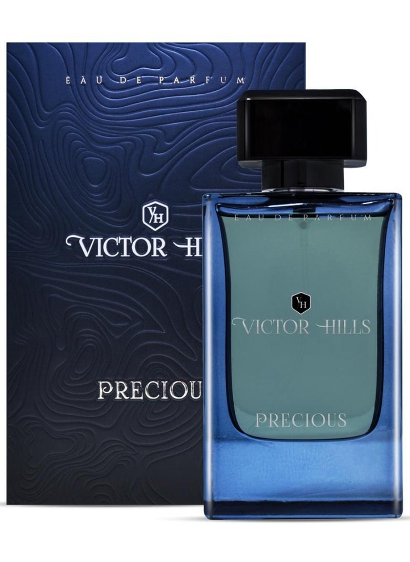 Victor Hills - Victor Hills Precious Eau De Parfum Fresh Fruity Fragrance for Men and Women EDP 100ML - Image 1