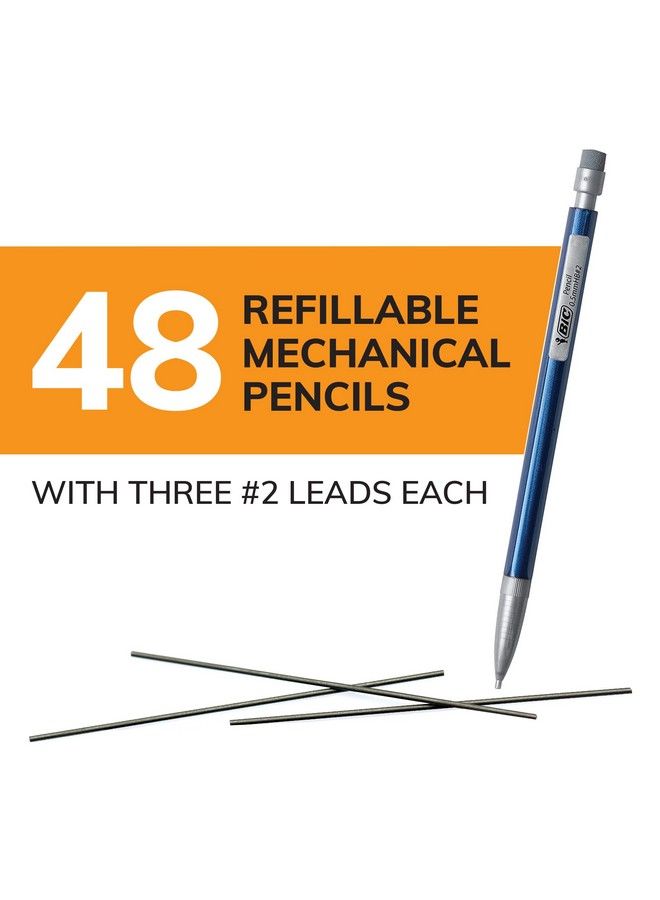 Bic قلم رصاص ميكانيكي إكسترا دقة ببرميل معدني نقطة دقيقة (0.5 مم) 48 عد - Image 3