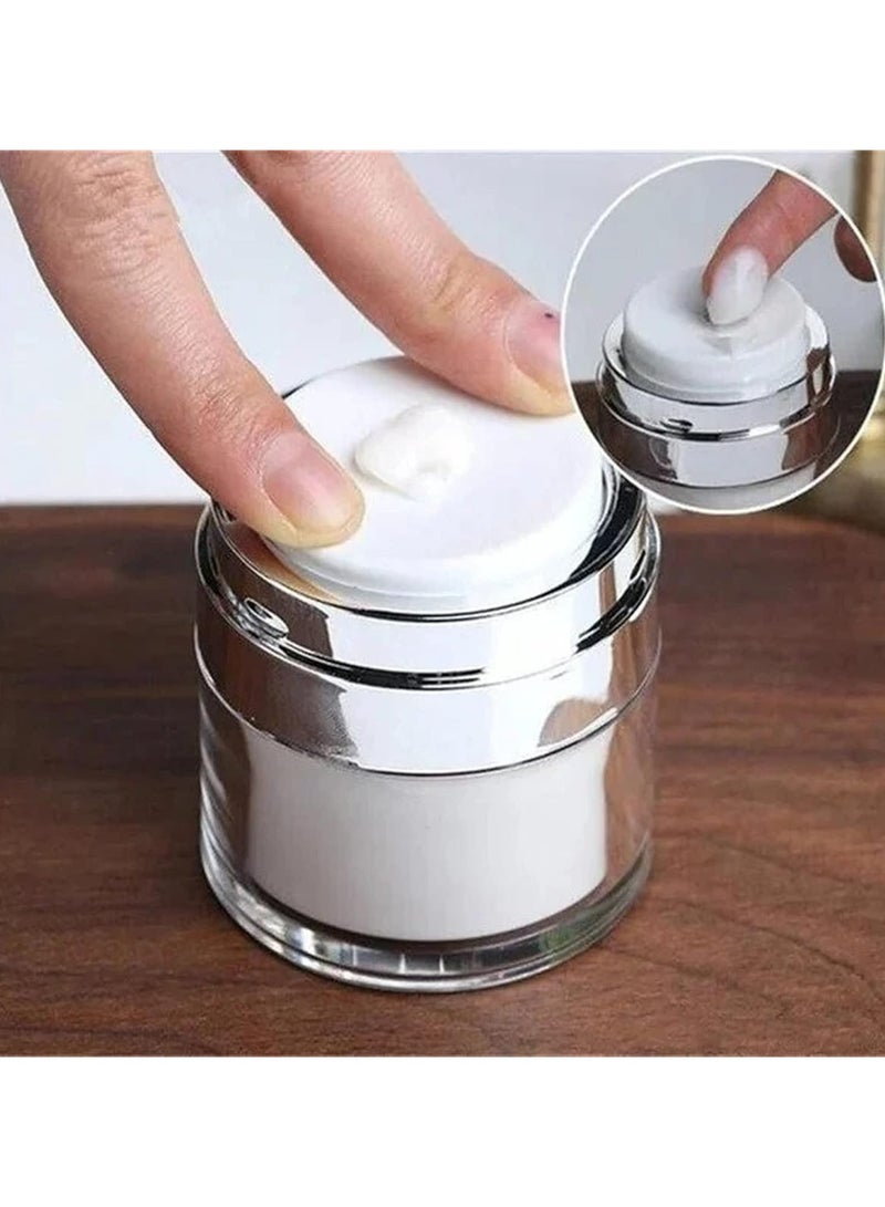 Oasisgalore 3PCS Airless Pump Bottles, Refillable Leak-Proof Containers (15ML, 30ML, 50ML) - Image 5