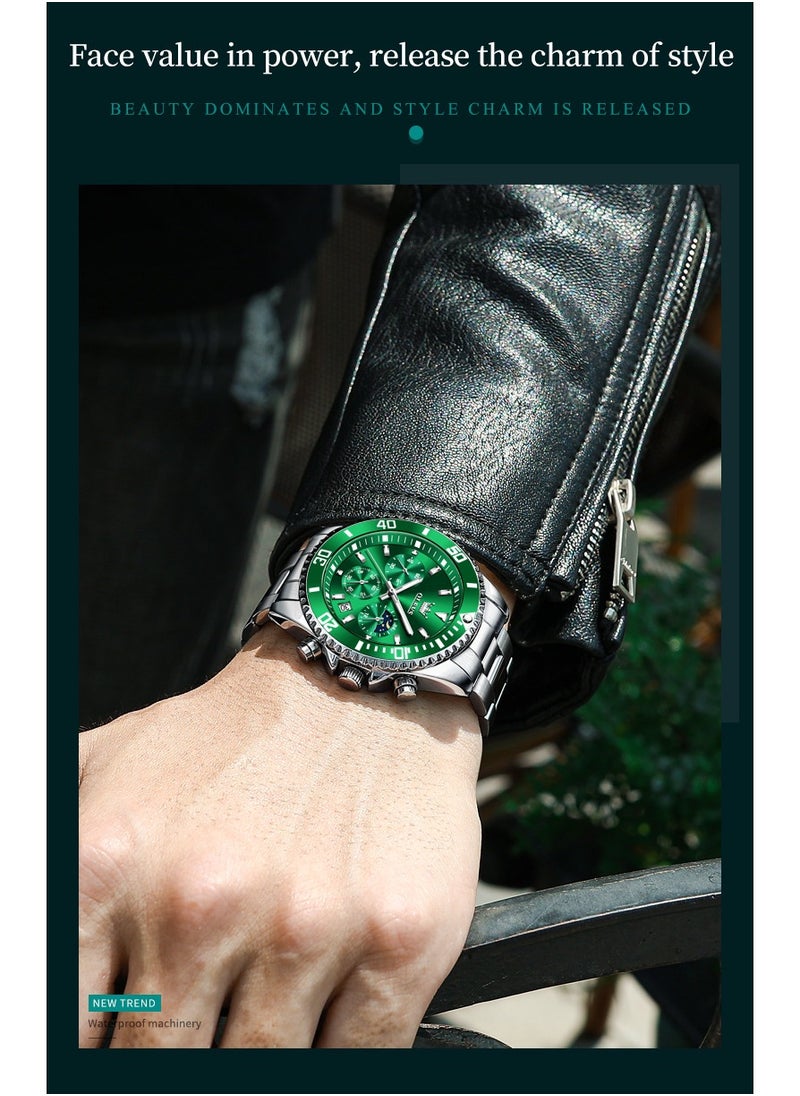 OLEVS - Watches For Men Quartz Water Resistant Analog Watch - Image 1
