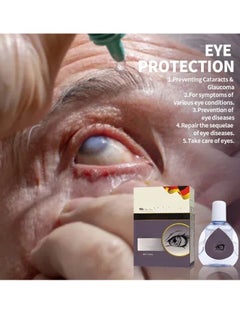 AS SEEN ON TV Cataract Treatment Eye Drops, Natural Ingredients Eye Pain Relief Essence, Safe Effective Red Eyes Eye Drop Solution, Eye Liquid For Blurred Vision Dry Itchy Eyes Blurred Vision And Eye Redness  - Image 2