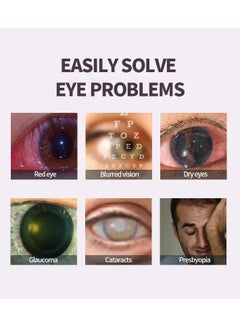 AS SEEN ON TV Cataract Treatment Eye Drops, Natural Ingredients Eye Pain Relief Essence, Safe Effective Red Eyes Eye Drop Solution, Eye Liquid For Blurred Vision Dry Itchy Eyes Blurred Vision And Eye Redness  - Image 4